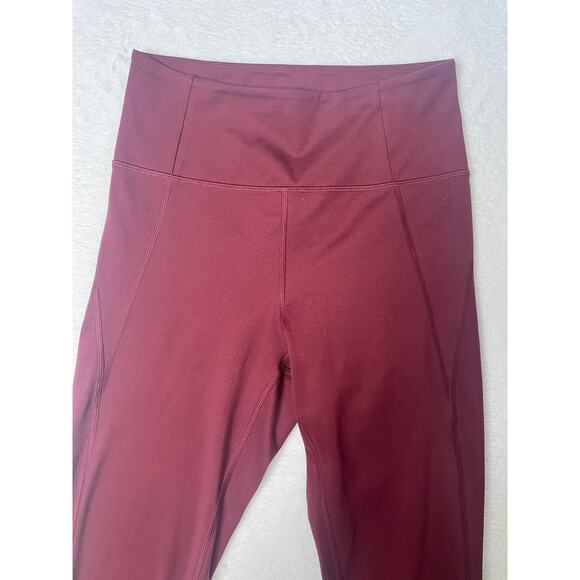 Girlfriend Collective Plum Compressive Leggings sz M Activewear Lounge Yoga - Picture 5 of 8